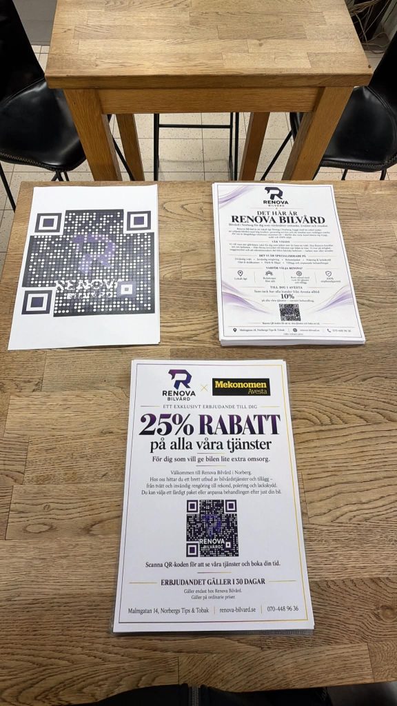 Renova Bilvård och Mekonomen Avesta under Superlördag med information och erbjudande
